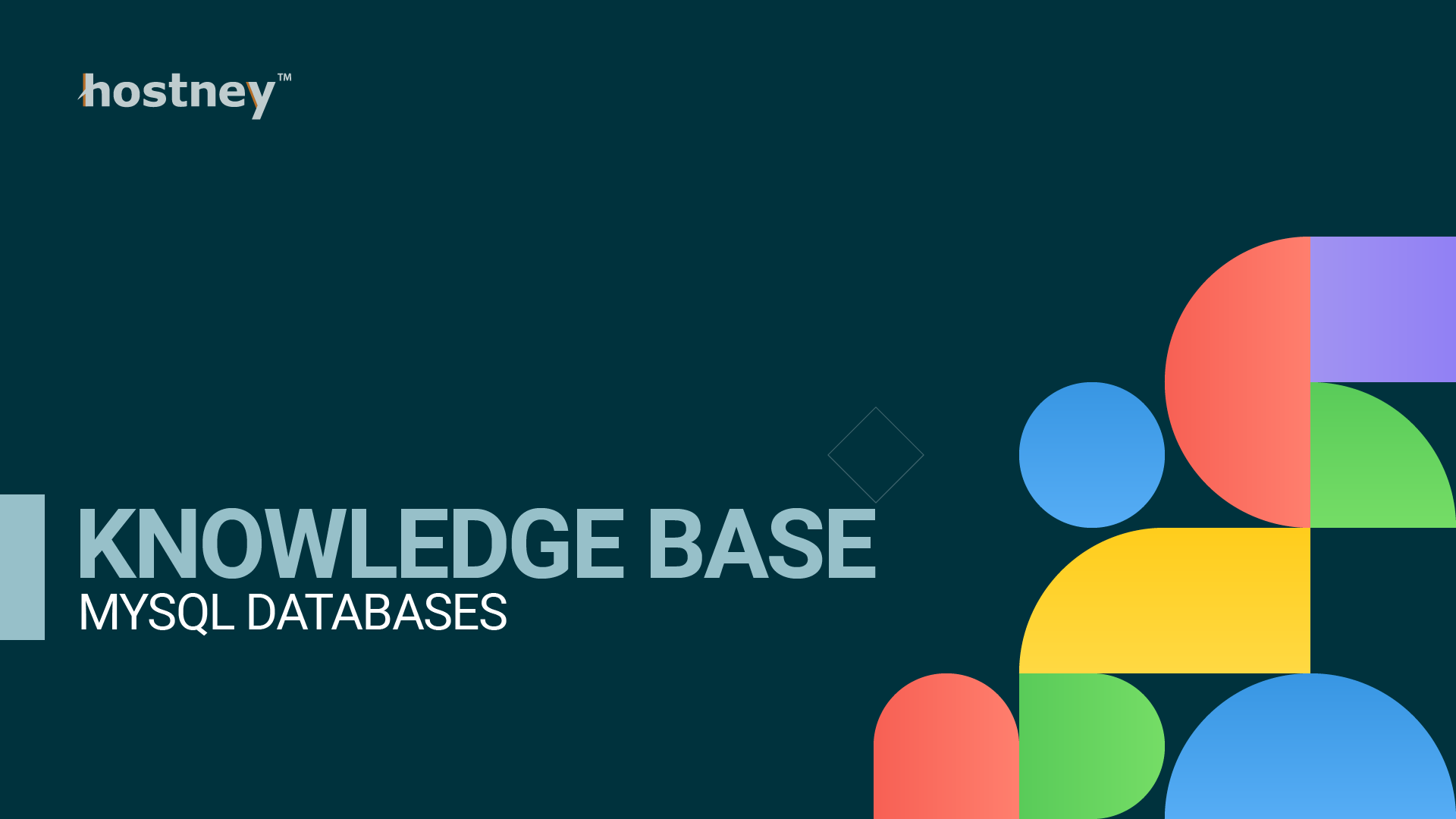 Web Hosting - MySQL Databases