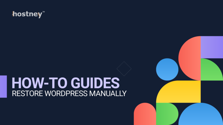Web Hosting - Restore WordPress Manually